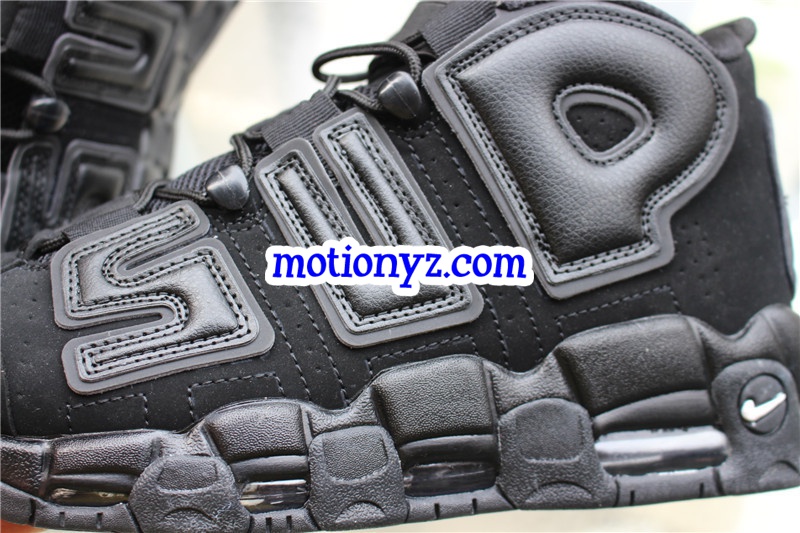 Supreme x Nike Air More Uptempo Black